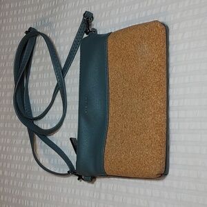 Pixie Mood Vegan Leather & Cork Crossbody With Wristlet
